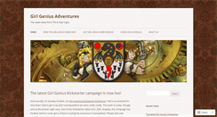 Desktop Screenshot of girlgeniusadventures.com